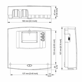 Steca TR0301 U technische Zeichnung