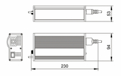 Steca HP8204B technische Zeichnung