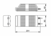 Steca G1 300 technische Zeichnung