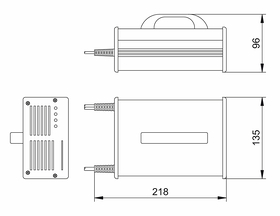 Steca G2 300 technische Zeichnung