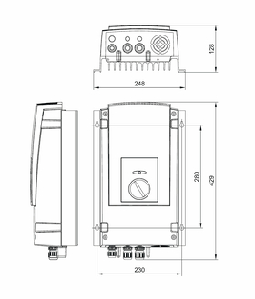 Stecamat 820 technische Zeichnung