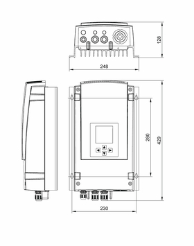 Stecamat 821 technische Zeichnung