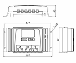 Steca Solarix technische Zeichnung