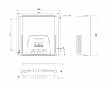 Steca Solarix MPPT 5020 line drawing RGB