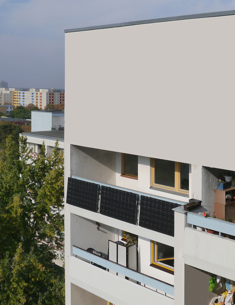 Steckersolar am Balkon