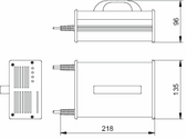 Steca G2 300 technische Zeichnung